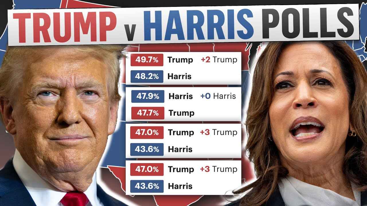 Kamala Harris and Donald Trump face off in a heated debate, as polls show a tight race leading up to the November 5 election.
